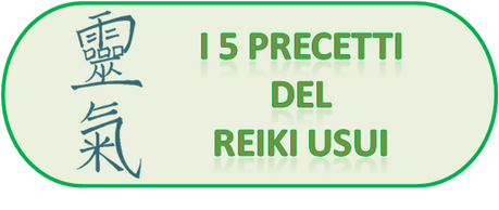 5 precetti del reiki 